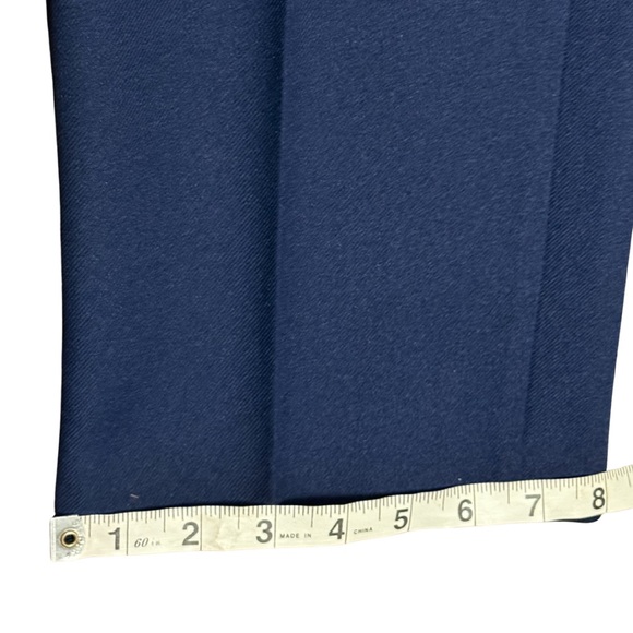 Bend Over Levi Strauss Navy Blue Sz 10 Petite NWT Vintage USA Trousers office - Picture 12 of 13